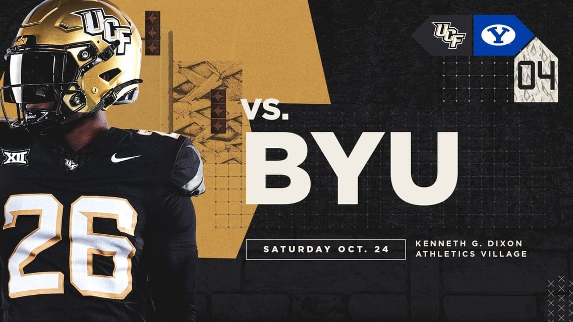 UCF Knights Football vs BYU - Homecoming tickets